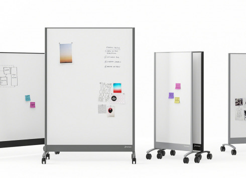 a3 CeramicSteel Mobile with whiteboard surface