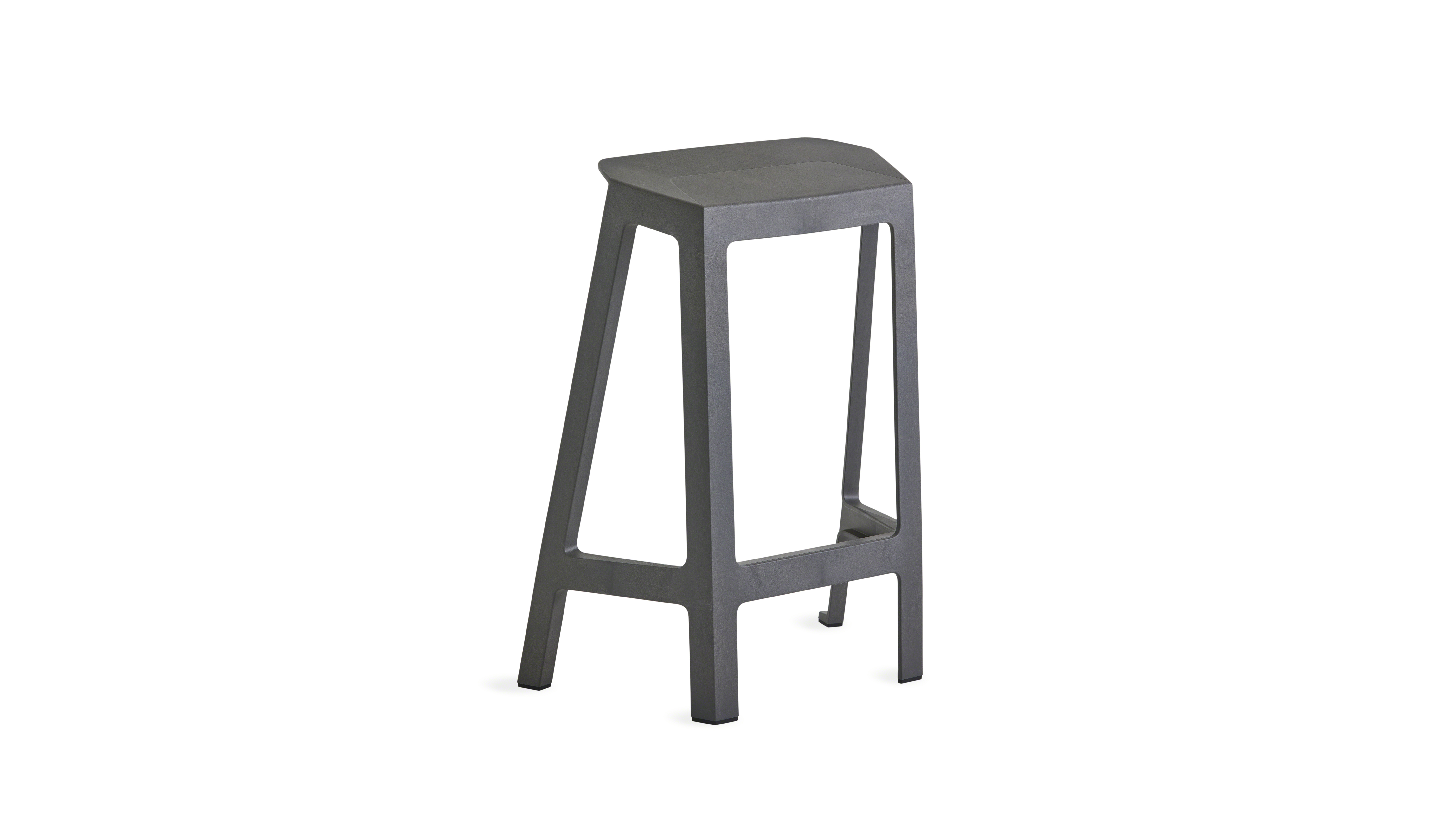 gray Steelcase Flex Perch Stool