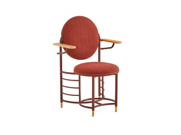 red Racine signature guest chair